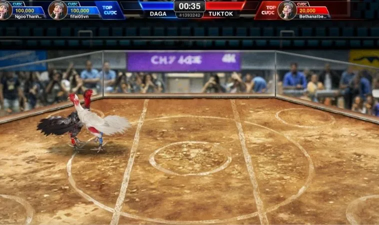 Giao diện chơi game nhanh Đá Gà 3D Tại M8Win