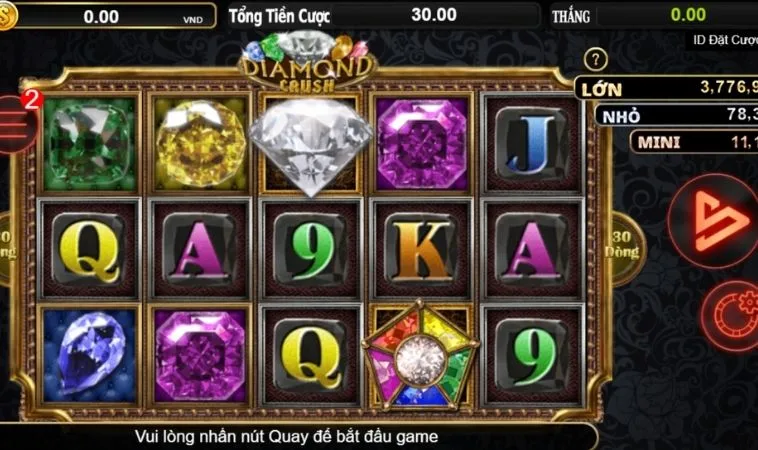 Giao diện chơi Nổ Hũ Kim Cương Tại M8Win