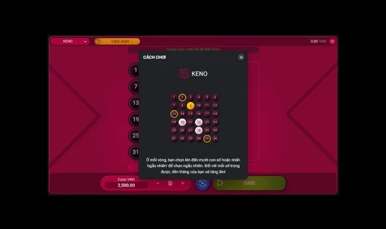 Bật Mí Cách Chơi Game Nhanh Keno Tại M8Win Trúng Thưởng Cực Lớn 2 Cách chơi game nhanh Keno Tại M8Win