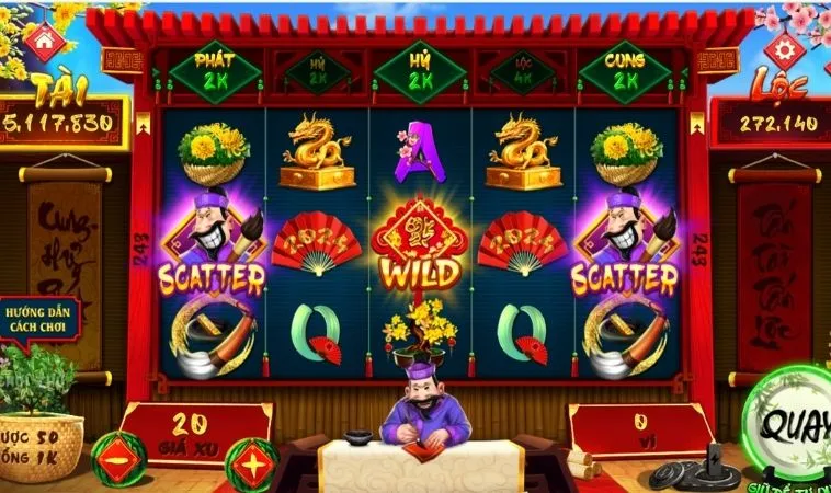 Các biểu tượng trong game Nổ Hũ Ông Đồ Tại M8Win