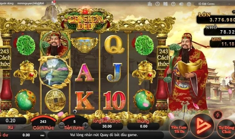 Thiết kế đồ họa game Nổ Hũ Thần Tài Tại M8Win đẹp, ấn tượng