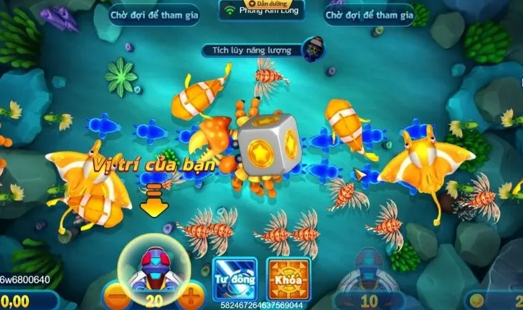 Giao diện chơi Vua Bắn Cá Tại M8Win 